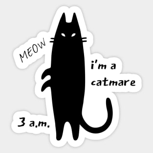 Black Cat Sticker